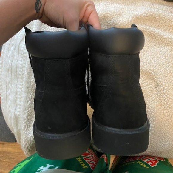 Timberland Boots Black Juniors Size 5.5 M